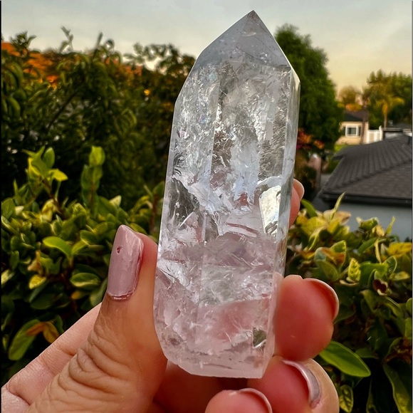 SUPER RARE White Fluorite Tower - Picture 3 of 7